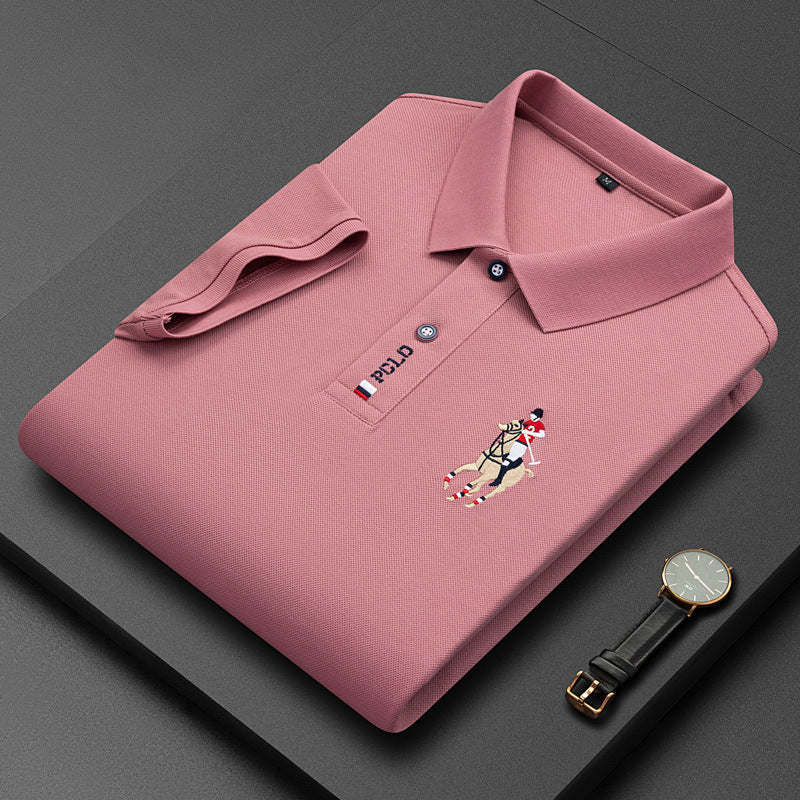 Polo da uomo comoda ed elegante 2026 – traspirante, non stringe, ideale per tutto il giorno e per il movimento degli uomini più maturi!