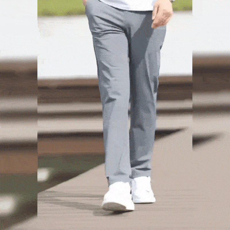 Pantaloni ideali in taglie grandi in seta ghiaccio — comodi, non costringono, perfetti per uomini anziani per tutto il giorno!