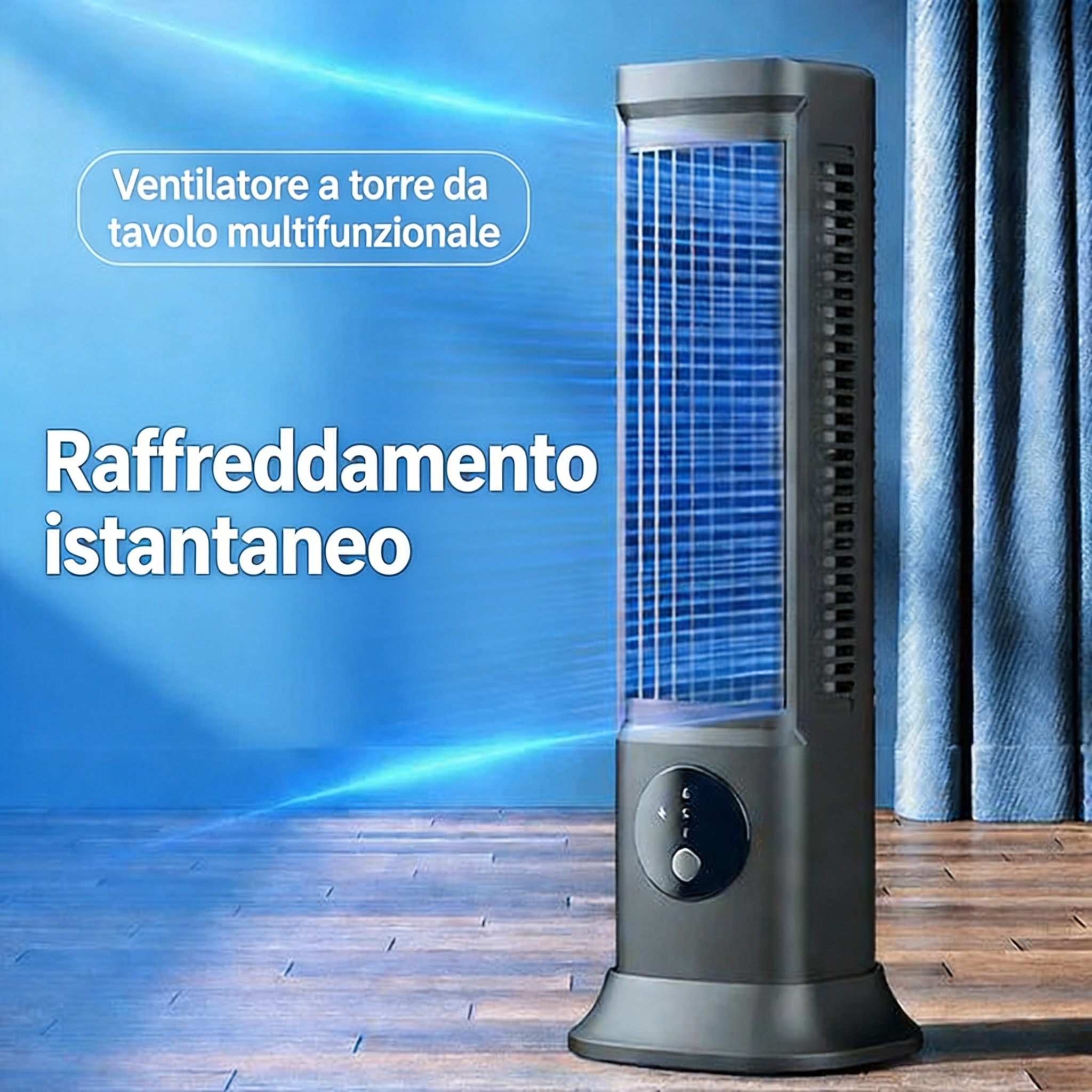 Climatizzatore portatile per un'estate fresca, raffredda in pochi secondi!