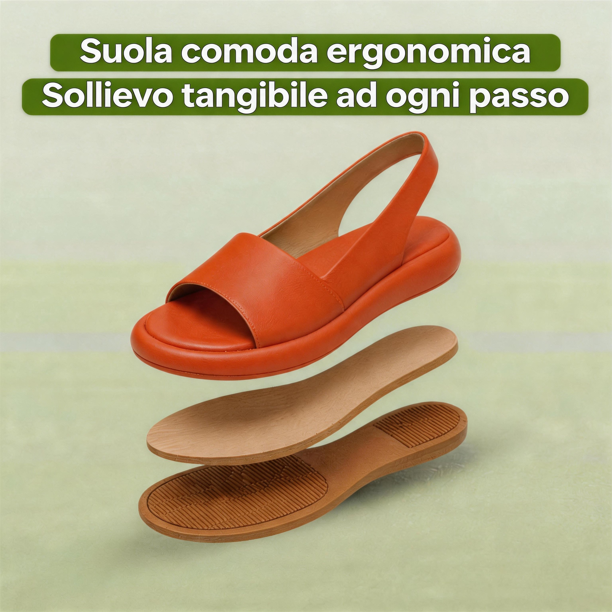 Sandali da donna con supporto bilanciato, design ergonomico e comfort leggero per tutto il giorno🎉Il secondo articolo è al 50% di sconto!