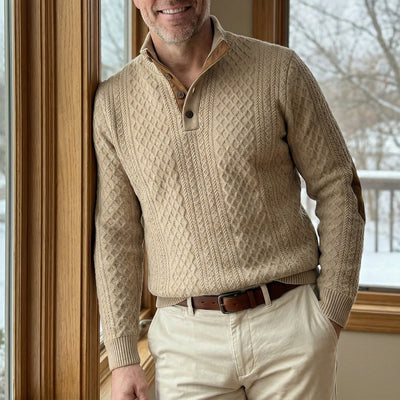 Il regalo ideale per uomo nel 2026 – Maglione in lana morbido e caldo, comfort elegante per ogni occasione! Grande promozione stagionale!