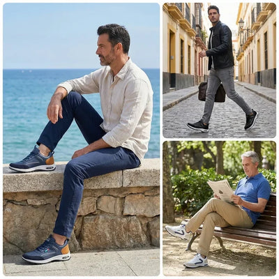 🎉 Ultimo giorno! 60% di sconto! ✅ Scarpe ortopediche progettate appositamente per chi soffre di problemi ai piedi, per sostenere l'arco plantare e contribuire ad alleviare i dolori alla schiena, alle articolazioni e ai piedi.