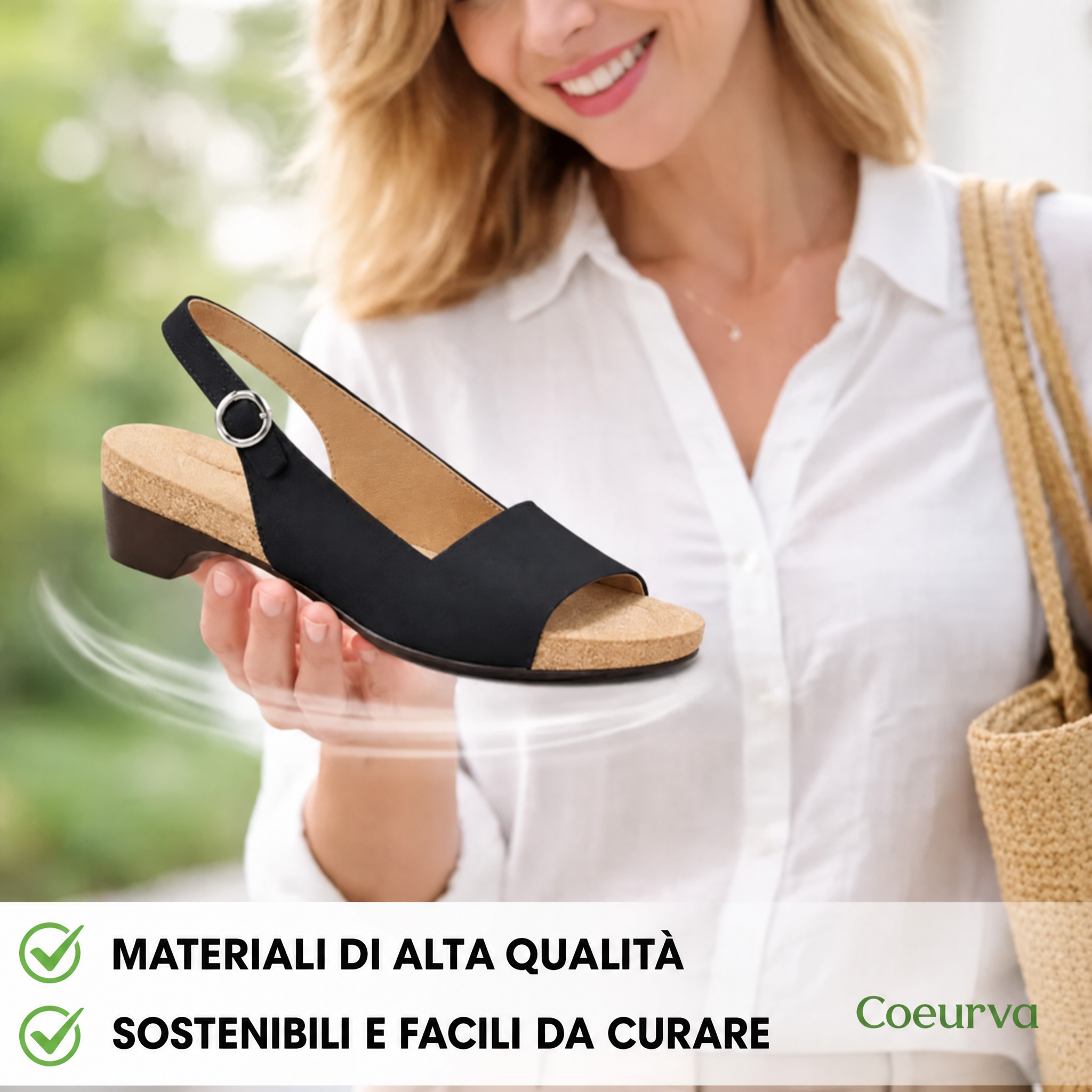 Sandali comodi Coeurva con suola antiscivolo – massimo comfort · modello originale
