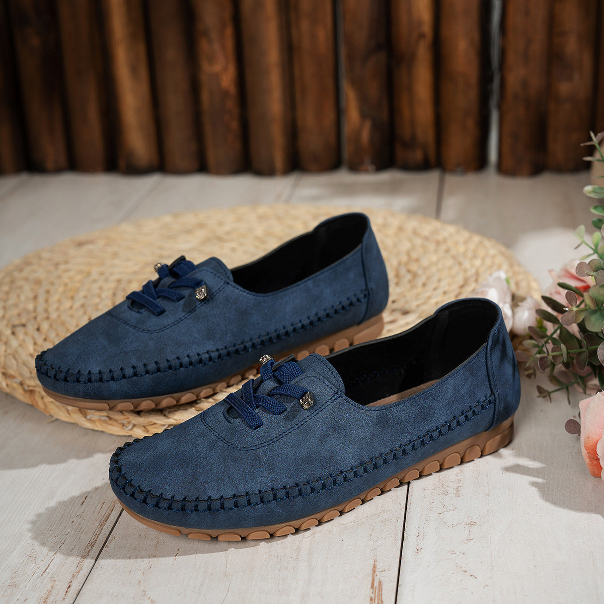 🎉Offerta esclusiva per i membri] 💥 Mocassini donna morbidi senza lacci – massimo comfort per le passeggiate quotidiane delle persone anziane!