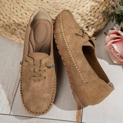 🎉Offerta esclusiva per i membri] 💥 Mocassini donna morbidi senza lacci – massimo comfort per le passeggiate quotidiane delle persone anziane!
