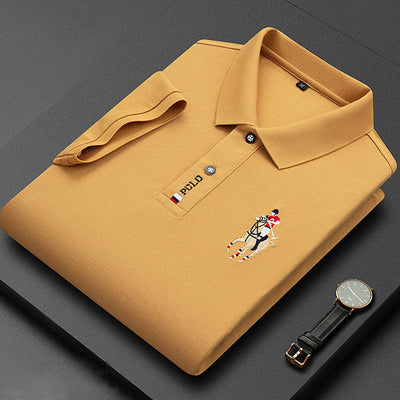 Polo da uomo comoda ed elegante 2026 – traspirante, non stringe, ideale per tutto il giorno e per il movimento degli uomini più maturi!