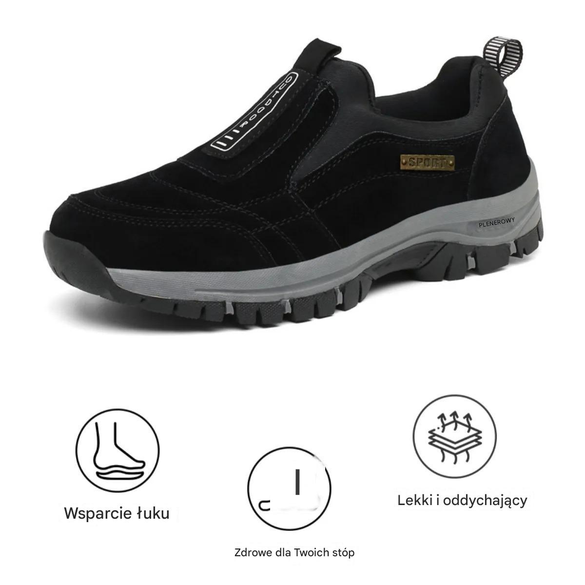Scarpe ortopediche da outdoor che migliorano l’equilibrio e offrono supporto alla salute della colonna vertebrale e delle articolazioni degli anziani, adatte a donne e uomini.