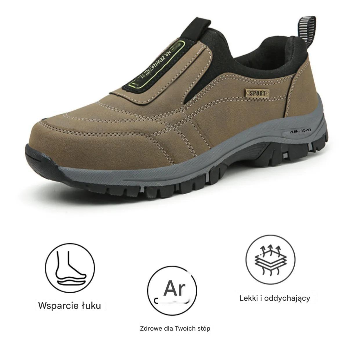 Scarpe ortopediche da outdoor che migliorano l’equilibrio e offrono supporto alla salute della colonna vertebrale e delle articolazioni degli anziani, adatte a donne e uomini.