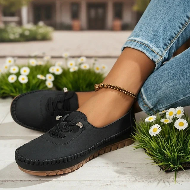 🎉Offerta esclusiva per i membri] 💥 Mocassini donna morbidi senza lacci – massimo comfort per le passeggiate quotidiane delle persone anziane!
