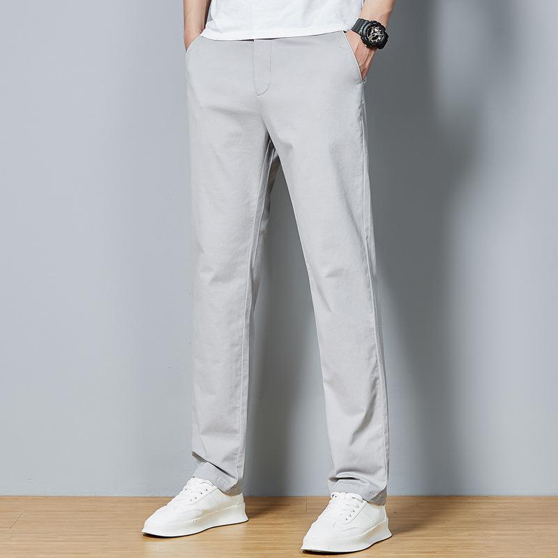 Pantaloni ideali in taglie grandi in seta ghiaccio — comodi, non costringono, perfetti per uomini anziani per tutto il giorno!