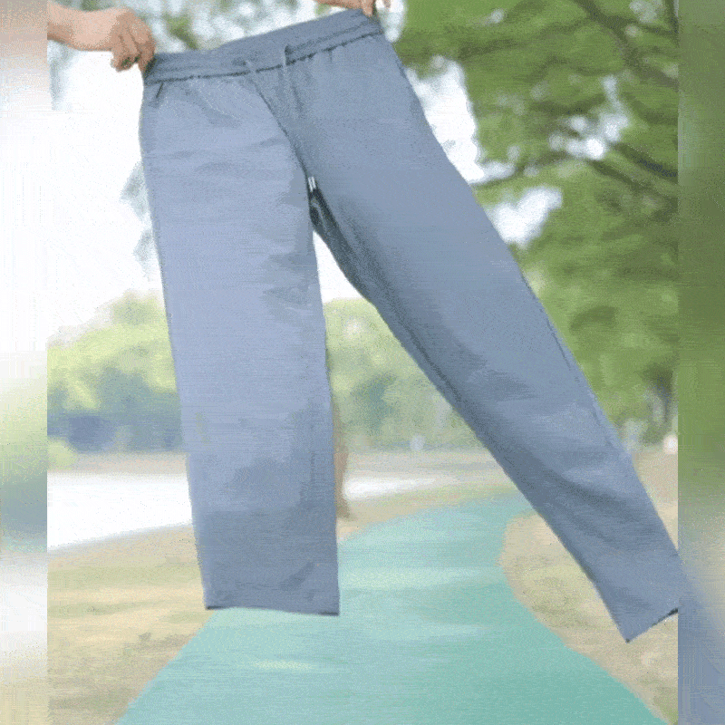 Pantaloni ideali in taglie grandi in seta ghiaccio — comodi, non costringono, perfetti per uomini anziani per tutto il giorno!
