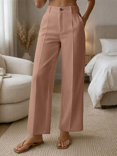 ✨ Pantaloni da donna comodi a vita alta e gamba larga – taglio elegante per una silhouette slanciata e un look quotidiano 💖