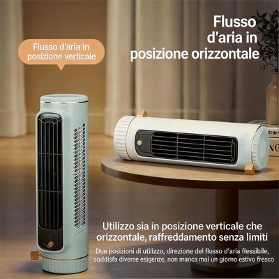 Climatizzatore portatile per un'estate fresca, raffredda in pochi secondi!