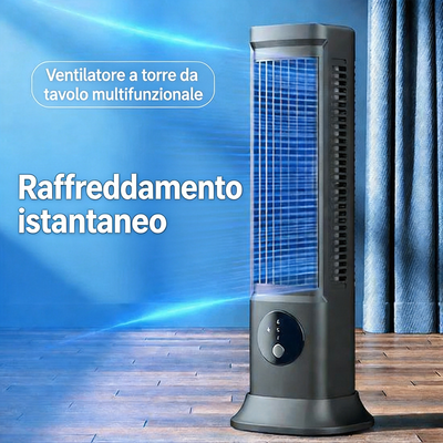 Climatizzatore portatile per un'estate fresca, raffredda in pochi secondi!
