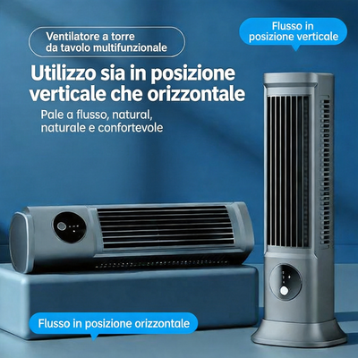 Climatizzatore portatile per un'estate fresca, raffredda in pochi secondi!