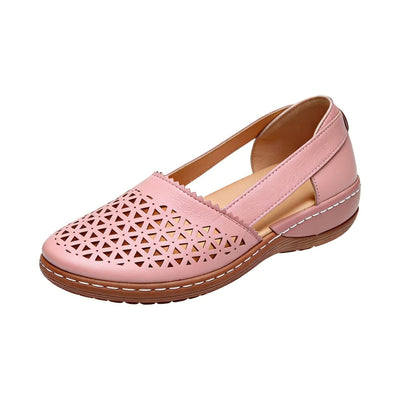 Sandali ortopedici da donna con zeppa – design traforato e traspirante, comfort senza dolore per tutto il giorno