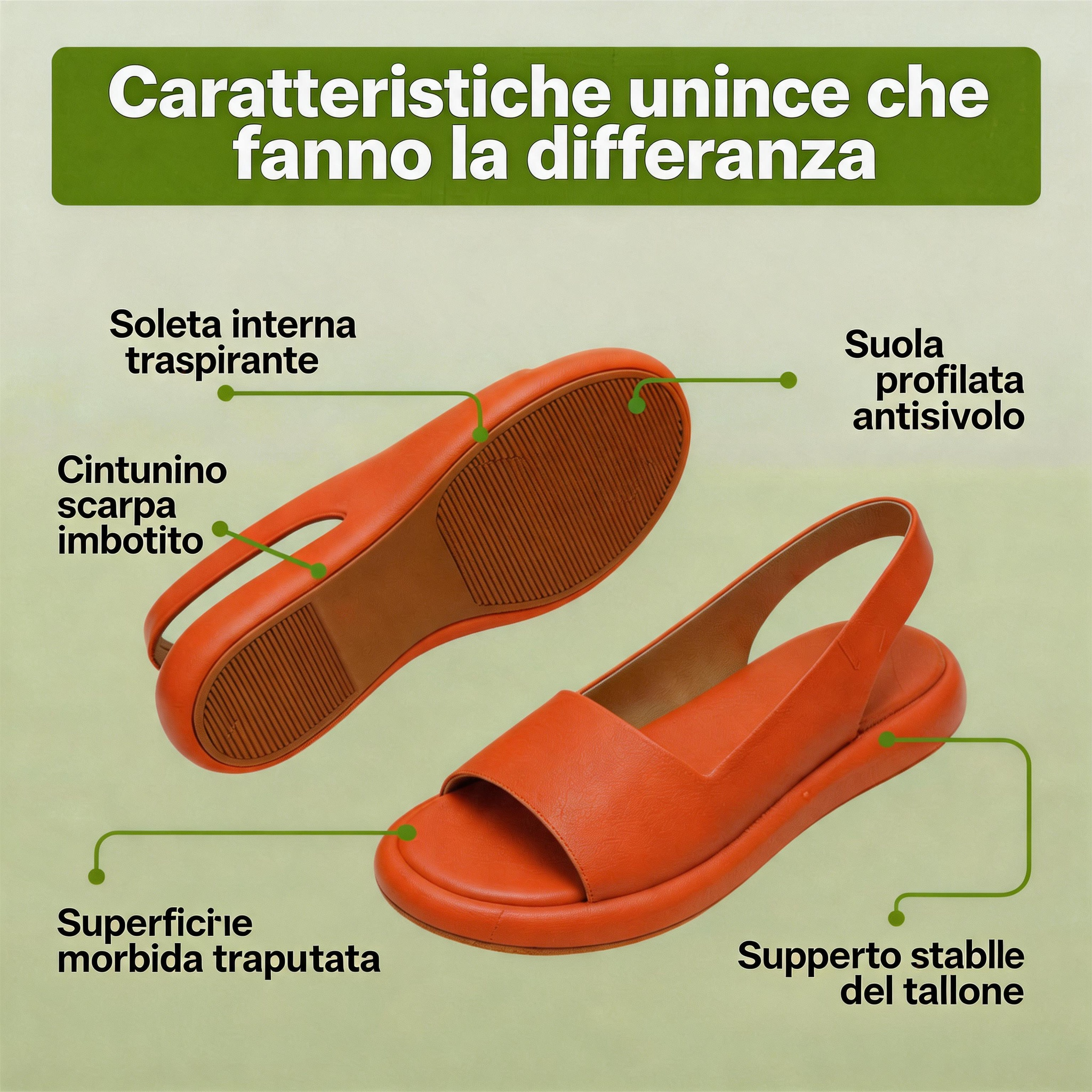 Sandali da donna con supporto bilanciato, design ergonomico e comfort leggero per tutto il giorno🎉Il secondo articolo è al 50% di sconto!
