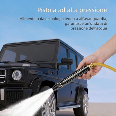 Pistola ad Alta Pressione per Irrigazione – Trasforma il Tuo Tubo da Giardino in un Efficace Strumento di Pulizia