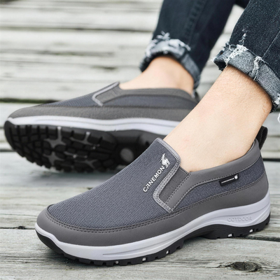 🔥 Scarpe sportive da uomo comode senza lacci in taglie grandi – scarpe in rete traspirante per camminare con suola leggera