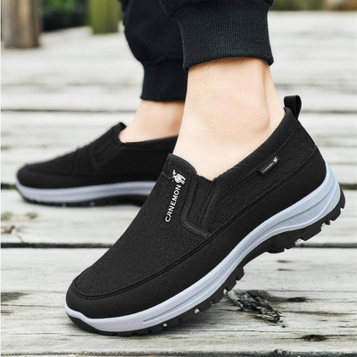🔥 Scarpe sportive da uomo comode senza lacci in taglie grandi – scarpe in rete traspirante per camminare con suola leggera