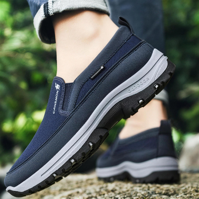 🔥 Scarpe sportive da uomo comode senza lacci in taglie grandi – scarpe in rete traspirante per camminare con suola leggera