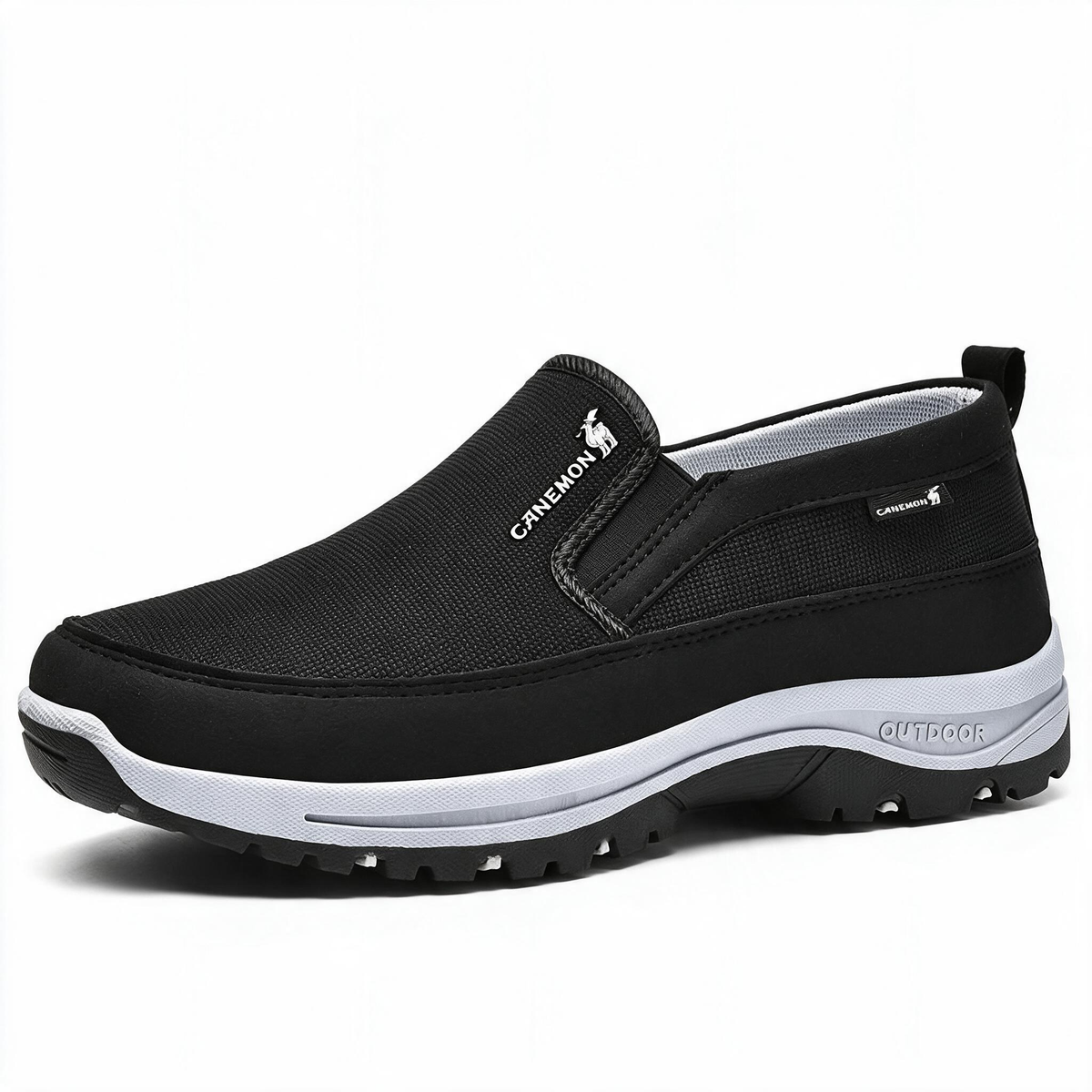 🔥 Scarpe sportive da uomo comode senza lacci in taglie grandi – scarpe in rete traspirante per camminare con suola leggera