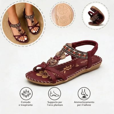 🔥 Sandali Donna Bassi con Supporto dell’Arco Plantare – Leggeri, Ammortizzati e Ideali per Ridurre il Dolore ai Piedi