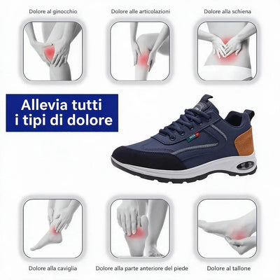 🎉 Ultimo giorno! 60% di sconto! ✅ Scarpe ortopediche progettate appositamente per chi soffre di problemi ai piedi, per sostenere l'arco plantare e contribuire ad alleviare i dolori alla schiena, alle articolazioni e ai piedi.