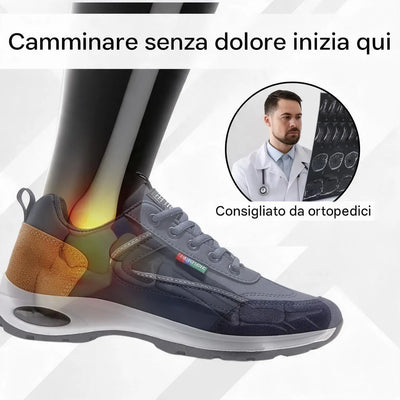 🎉 Ultimo giorno! 60% di sconto! ✅ Scarpe ortopediche progettate appositamente per chi soffre di problemi ai piedi, per sostenere l'arco plantare e contribuire ad alleviare i dolori alla schiena, alle articolazioni e ai piedi.
