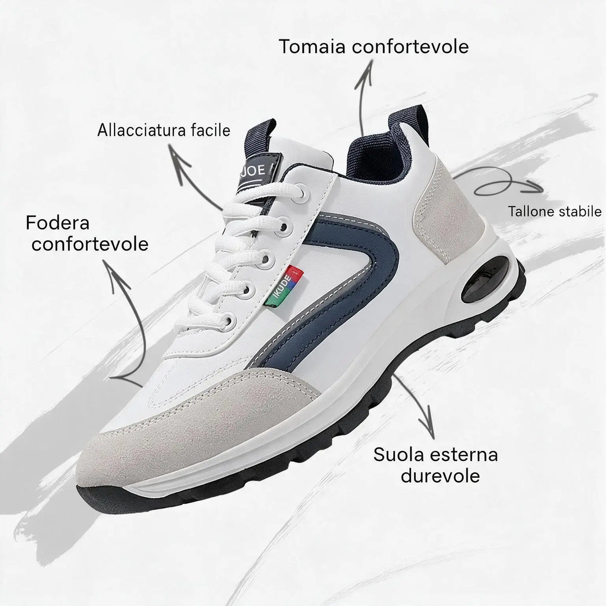 🎉 Ultimo giorno! 60% di sconto! ✅ Scarpe ortopediche progettate appositamente per chi soffre di problemi ai piedi, per sostenere l'arco plantare e contribuire ad alleviare i dolori alla schiena, alle articolazioni e ai piedi.