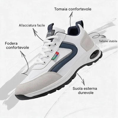 🎉 Ultimo giorno! 60% di sconto! ✅ Scarpe ortopediche progettate appositamente per chi soffre di problemi ai piedi, per sostenere l'arco plantare e contribuire ad alleviare i dolori alla schiena, alle articolazioni e ai piedi.