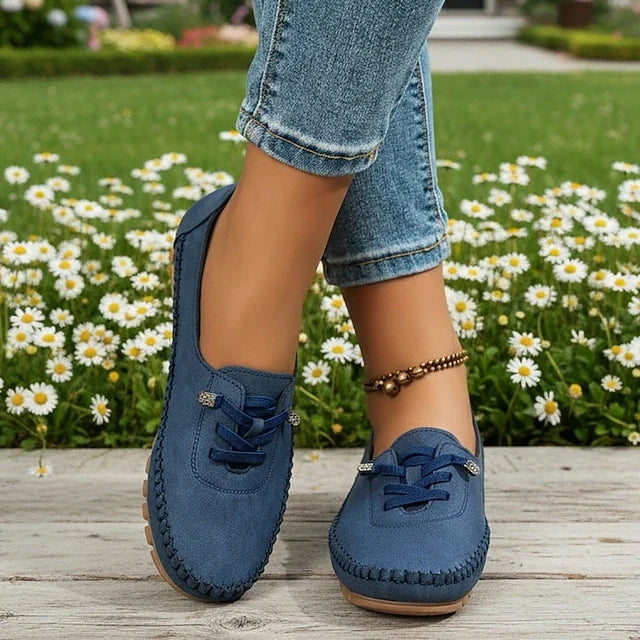🎉Offerta esclusiva per i membri] 💥 Mocassini donna morbidi senza lacci – massimo comfort per le passeggiate quotidiane delle persone anziane!
