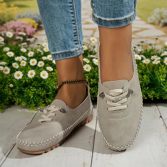 🎉Offerta esclusiva per i membri] 💥 Mocassini donna morbidi senza lacci – massimo comfort per le passeggiate quotidiane delle persone anziane!