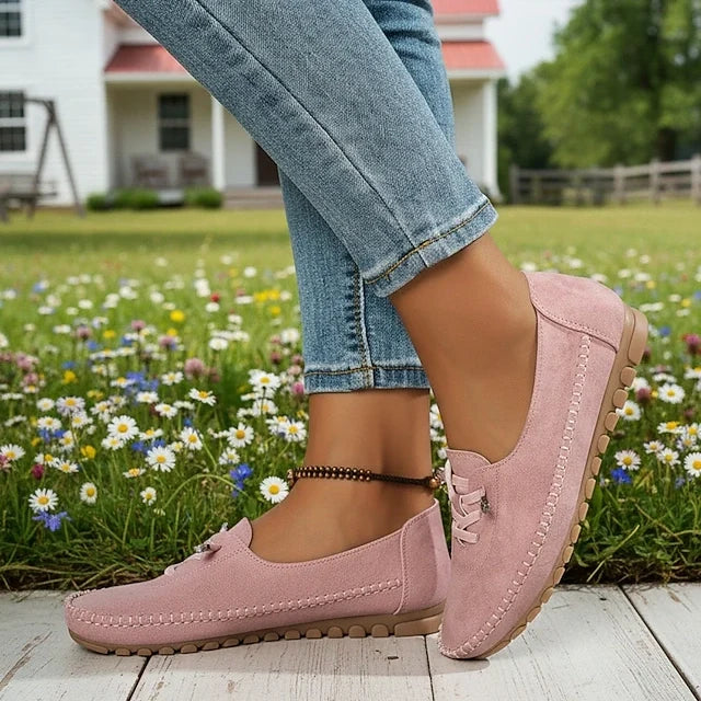 🎉Offerta esclusiva per i membri] 💥 Mocassini donna morbidi senza lacci – massimo comfort per le passeggiate quotidiane delle persone anziane!